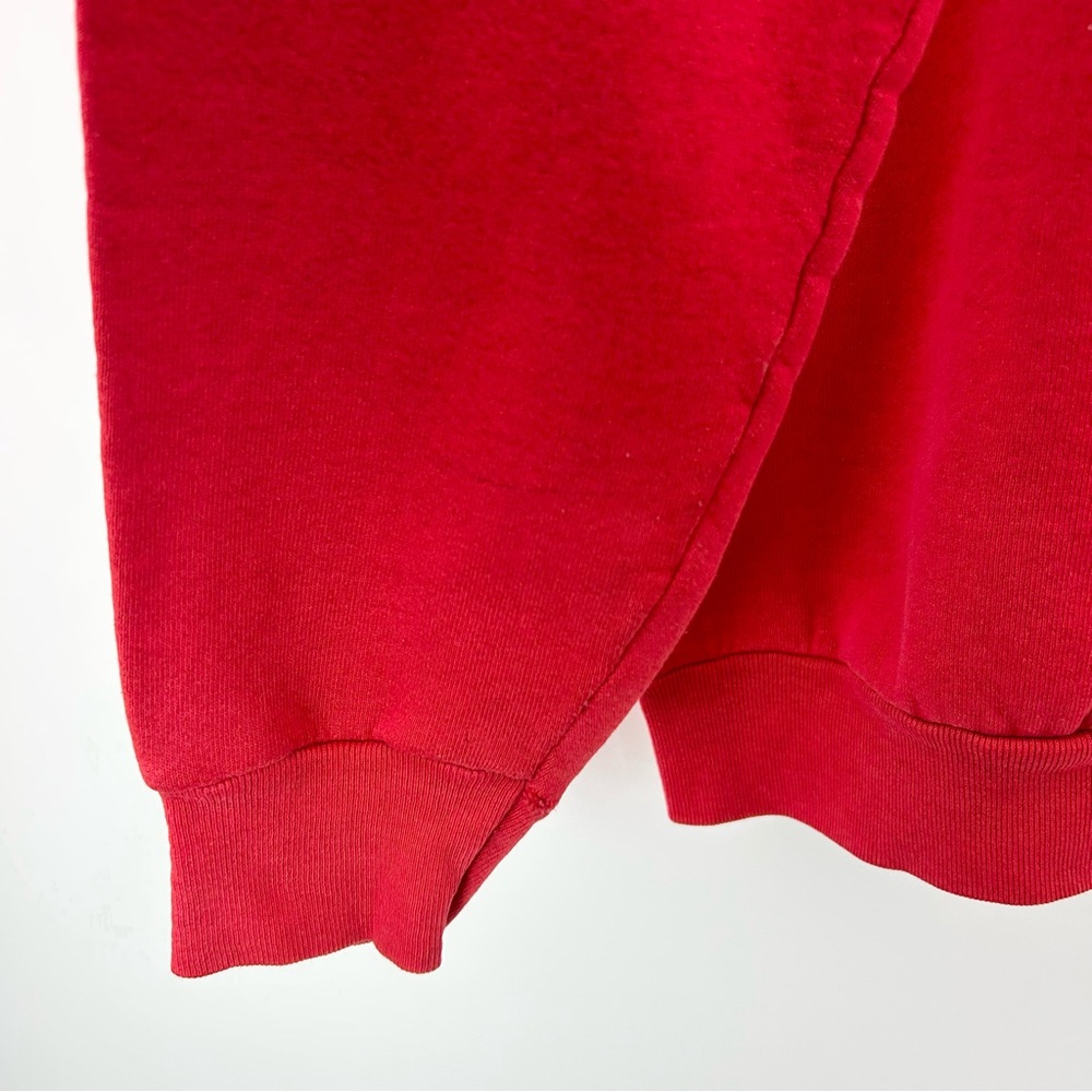 Vintage Boys and Girls Club Camp Fire Red Crew Neck Sweatshirt Fruit of the Loom - Picture 7 of 11